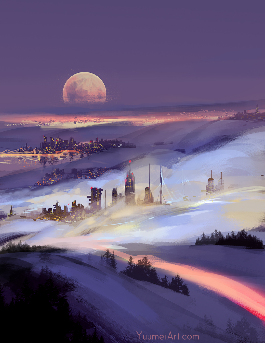 City of Fog by yuumei