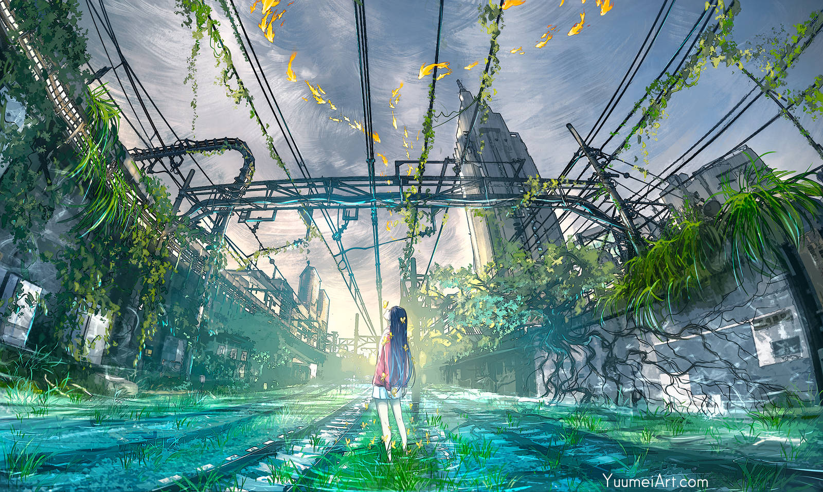 When the Rain Passes by yuumei