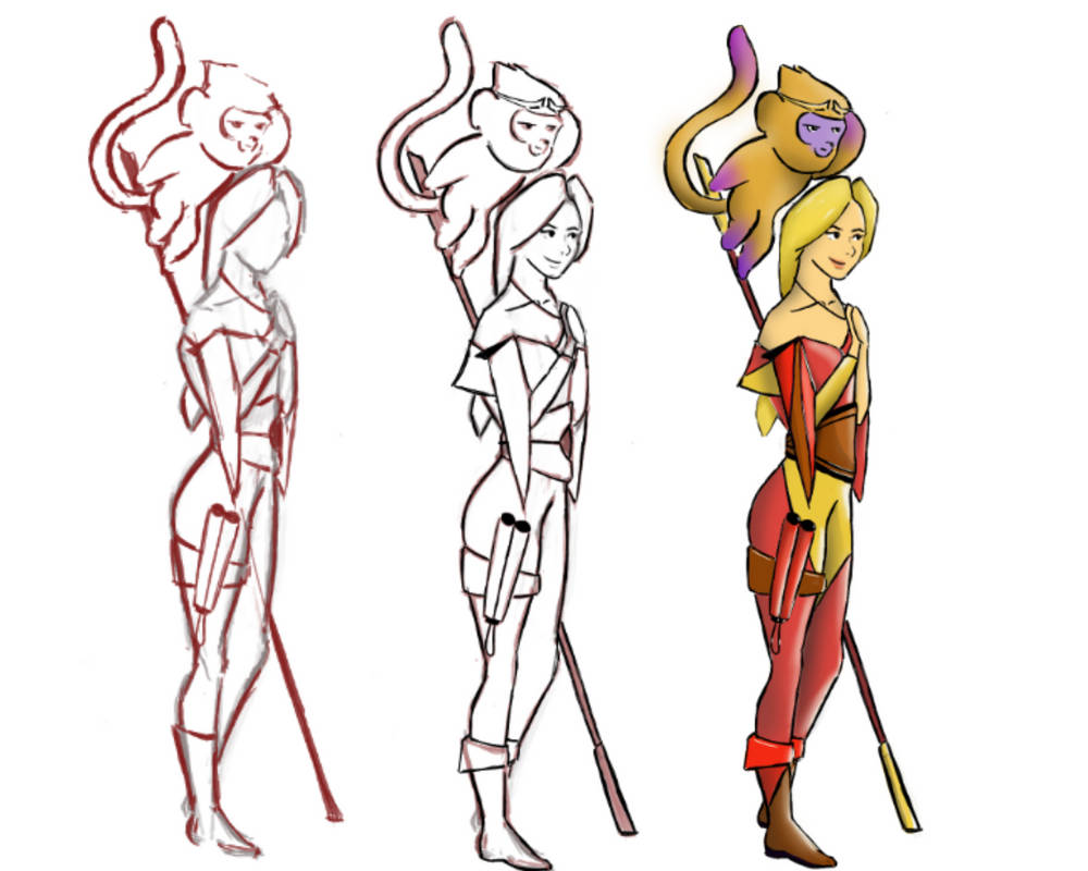 Creation Thread Characters character creation progress by Onyxdrawing on DeviantArt