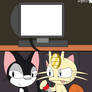 Meme: Meowth Playing