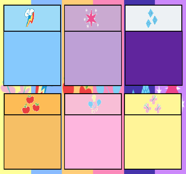 Blank Mlp Mane Six By Lopez765 On DeviantArt blank mlp mane six by lopez765 on deviantart
