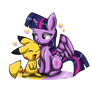 Twilight Sparkle And Pikachu