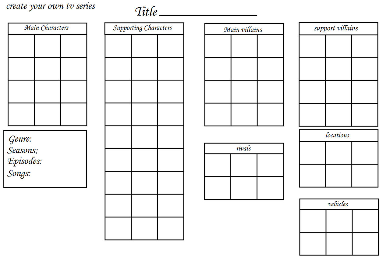 Create Your Own TV Series (Meme) by lopez765 on DeviantArt