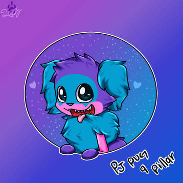 PJ - Pug a pillar [Poppy playtime fanart] by VioHasnoSleep on DeviantArt