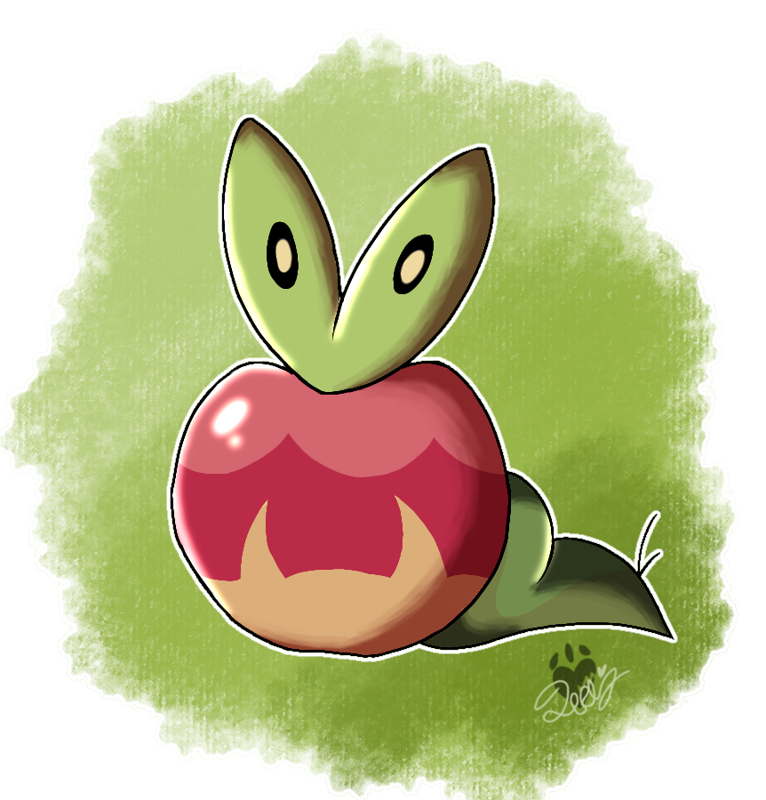 (pokemon) Applin by lopez765 on DeviantArt