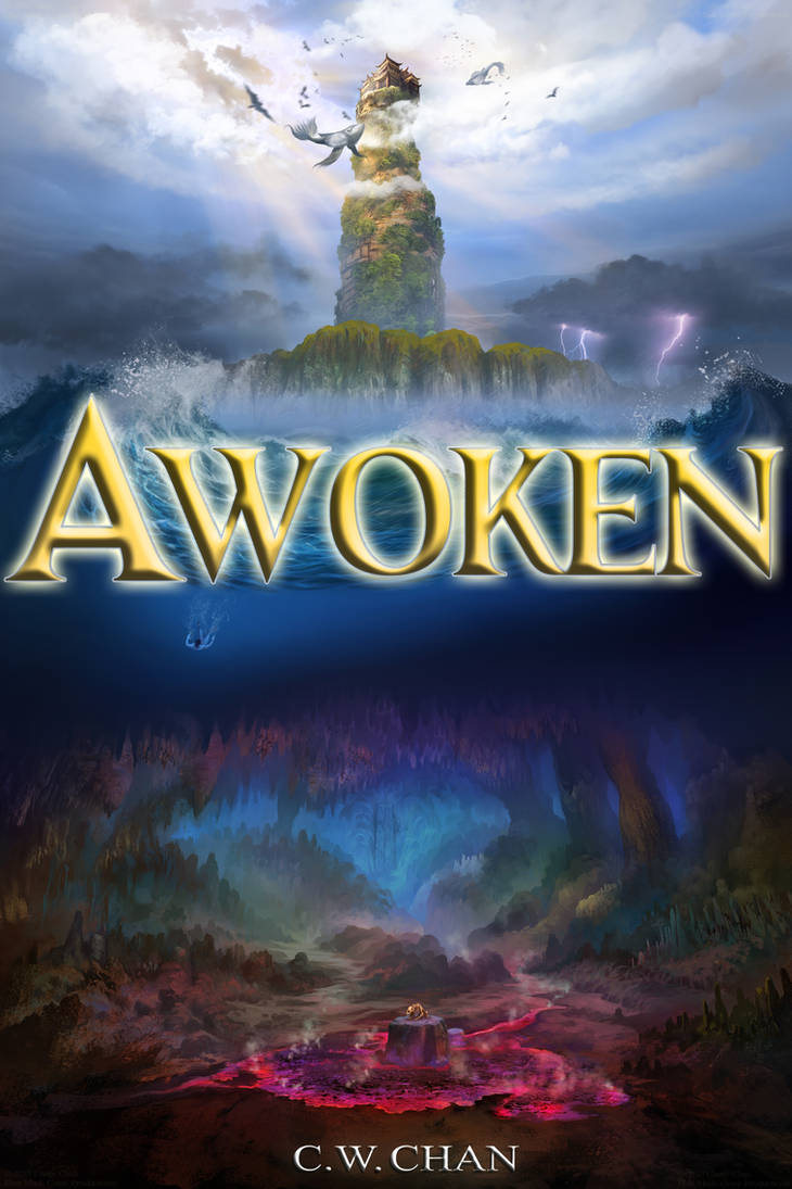 Awoken Text AWOKEN - NOVEL COVER by RyzeComics on DeviantArt