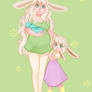 Ostara bunny family