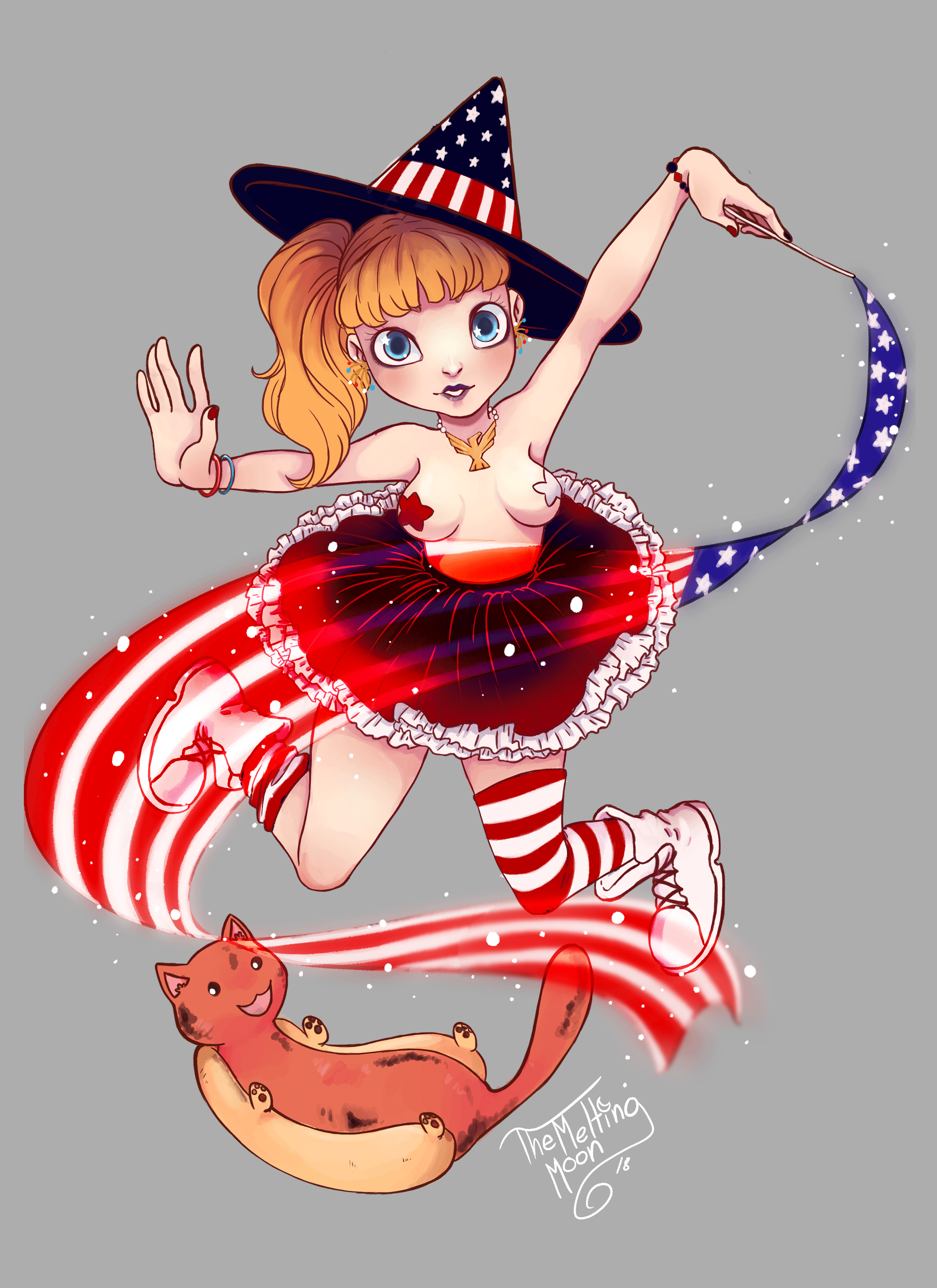 Old Glory Witch gif by TheMeltingMoon on DeviantArt