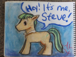 Steve from Blue's Clues the pony