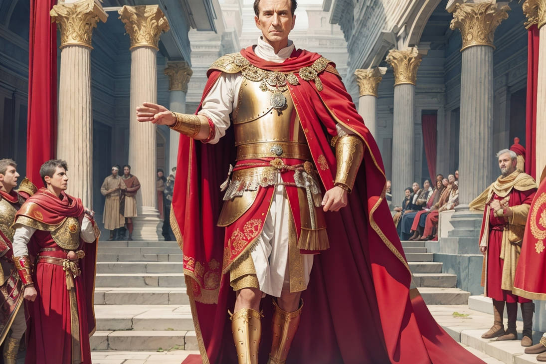 Julius Caesar enters the Roman Senate by Johnnyred777 on DeviantArt