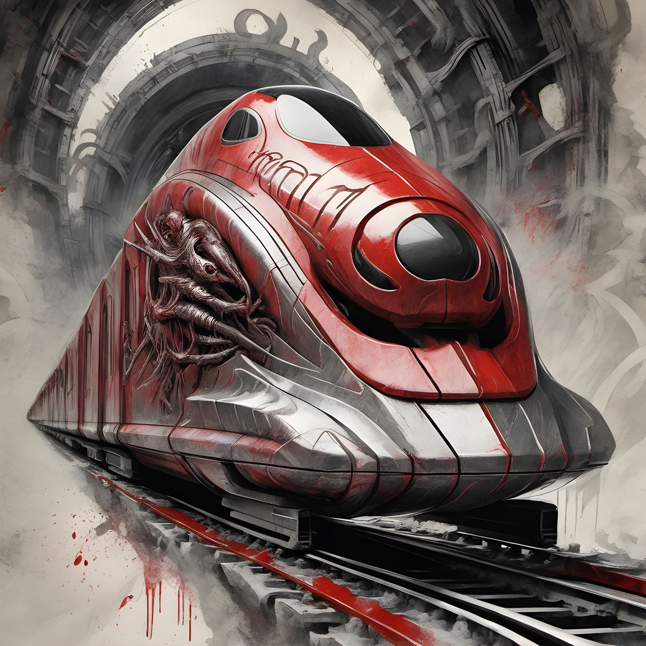 Hell Train Draw Shinkansen Hell Train by Johnnyred777 on DeviantArt