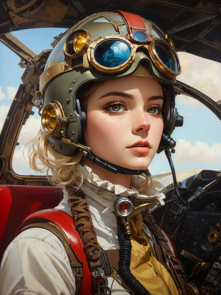 Royal Air Force Pilot Steampunk by Johnnyred777 on DeviantArt