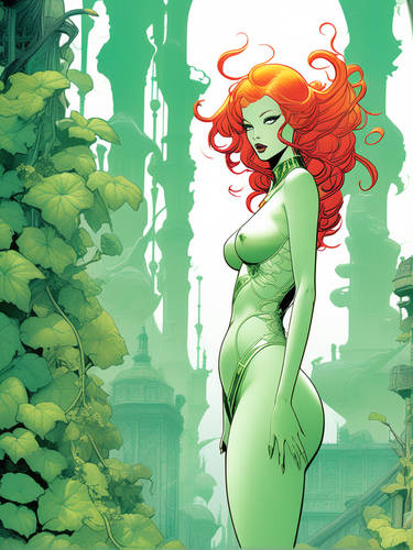 Poison Ivy in Gotham City