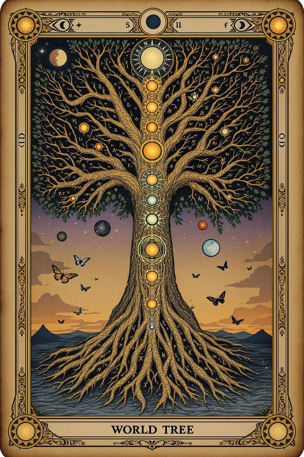 Tarot Tree Tarot - The World Tree by Johnnyred777 on DeviantArt