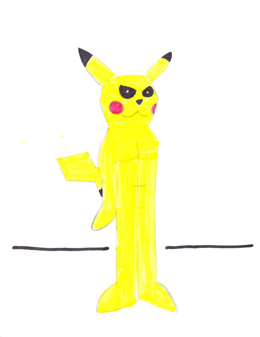 Buff Pikachu by Tekalicouis on DeviantArt