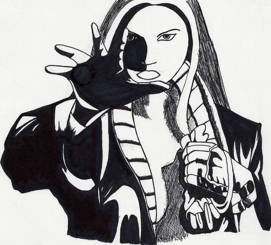 Rogue Ink Drawing rogue inked by little-miss-anarky on DeviantArt