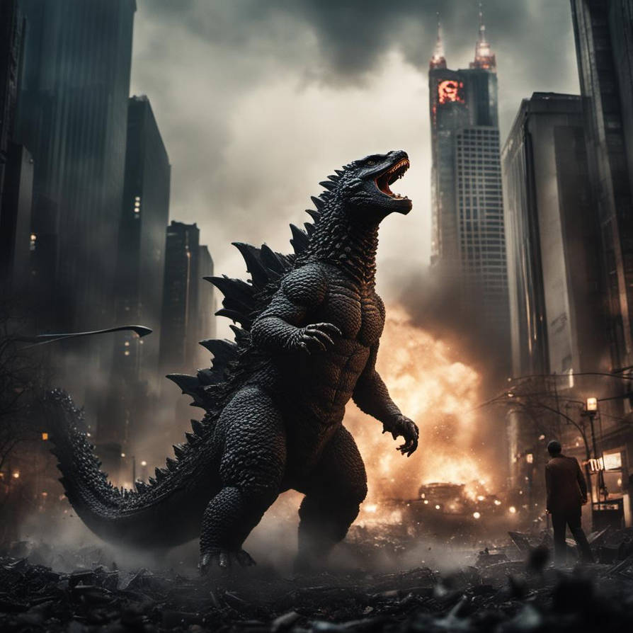 Godzilla Rampage Tokyo Godzilla destroys Tokyo by AledChurs on DeviantArt