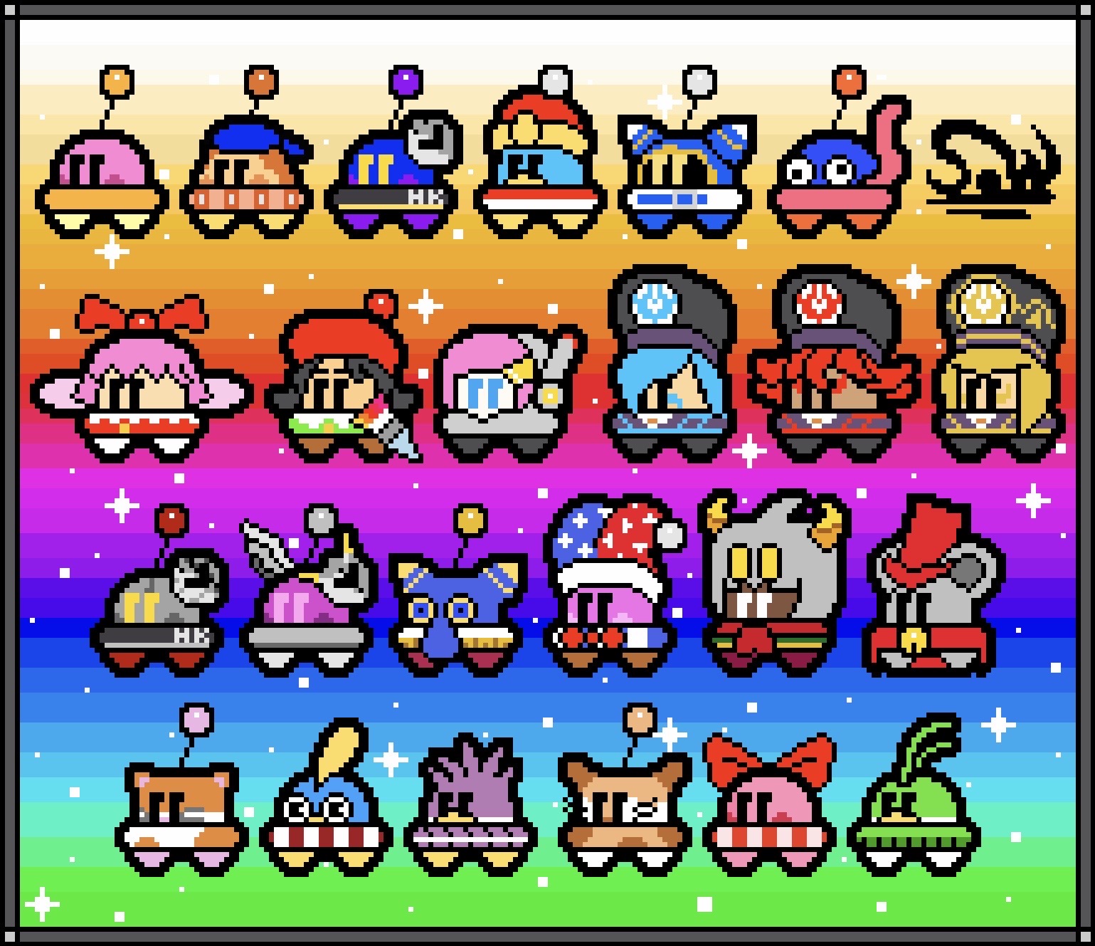 Kirby Characters in Part Time UFO by SeanW120 on DeviantArt