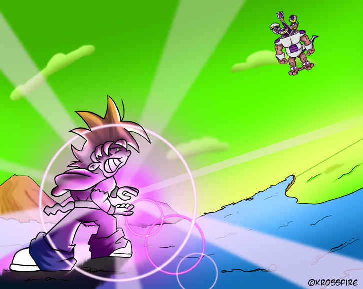 Super Saiyan Numbuh 4 By Kroizat On Deviantart