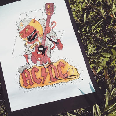 AC DC by Carlaechelonart on DeviantArt