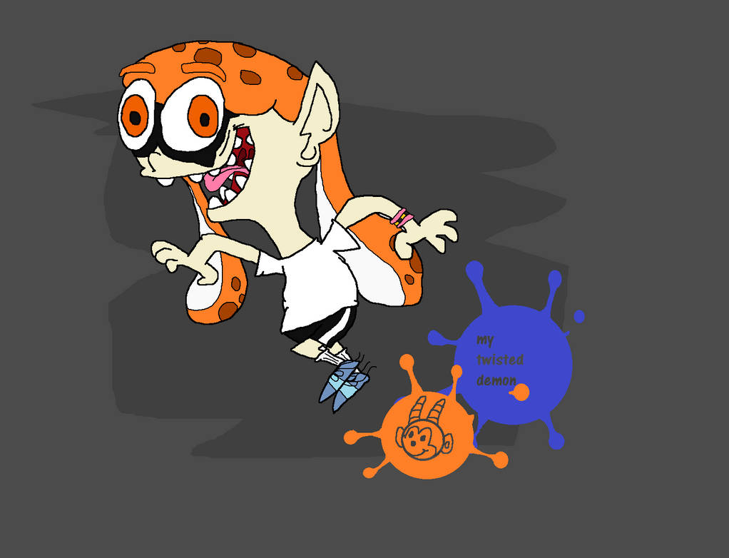 splatoon cartoon inkling by mytwisteddemon on DeviantArt