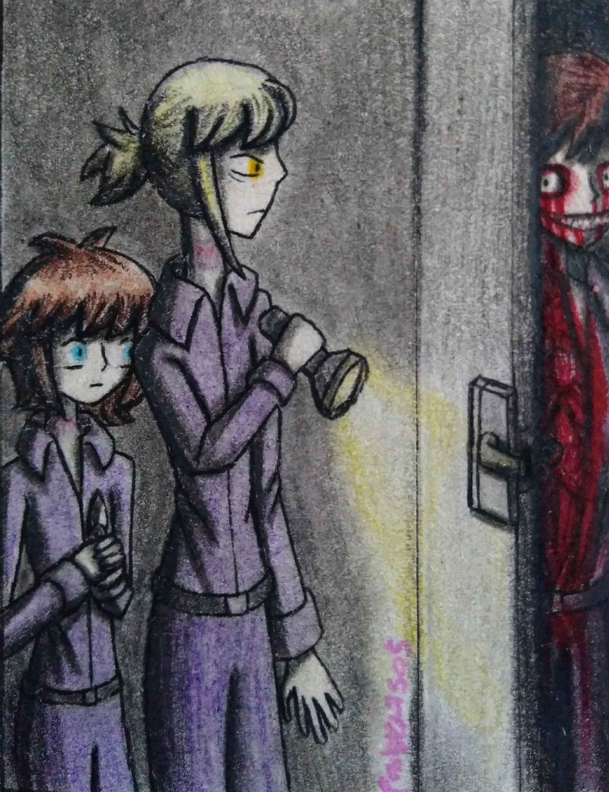 BLOOD] Prelude of Ruin Ness and Gregory [FNAF] by PaigeLTS05 on DeviantArt