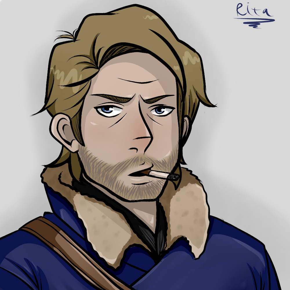 Arthur Morgan - Desenho de fabinhoartes - Gartic