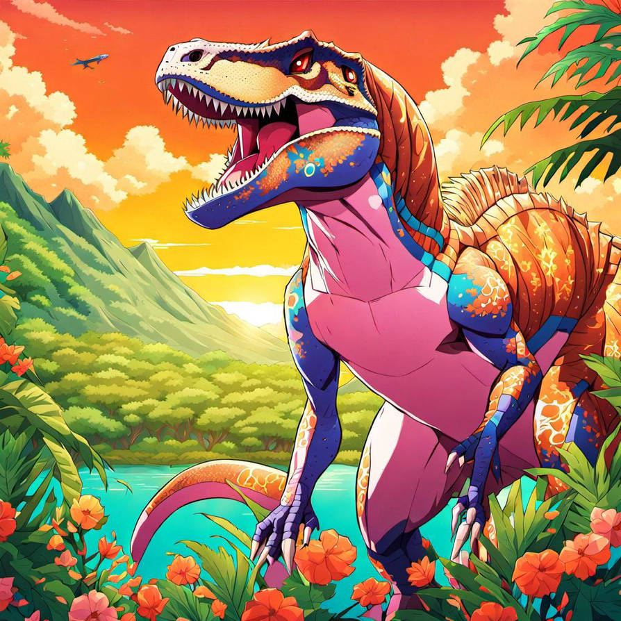 Floral Rex 4 by LockOnChar on DeviantArt