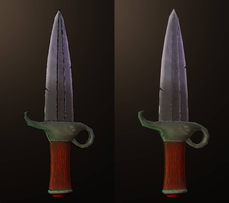 Simple Dwarf Butter Dagger by Sleszu on DeviantArt