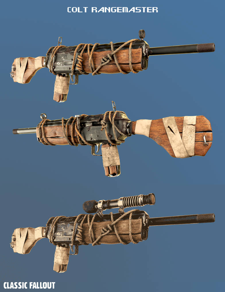 Fallout Rifle Target Hunting Rifle(Fallout 2) by Sleszu on DeviantArt