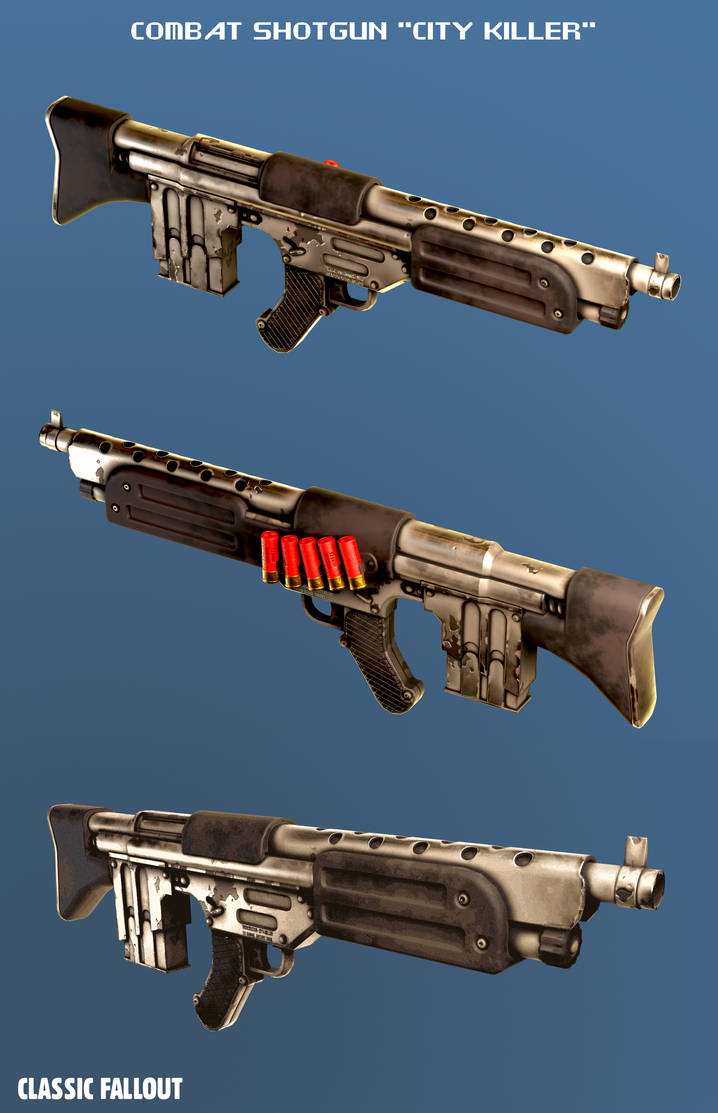 Fallout 2 Classic Combat Shotgun City-Killer by Sleszu on DeviantArt
