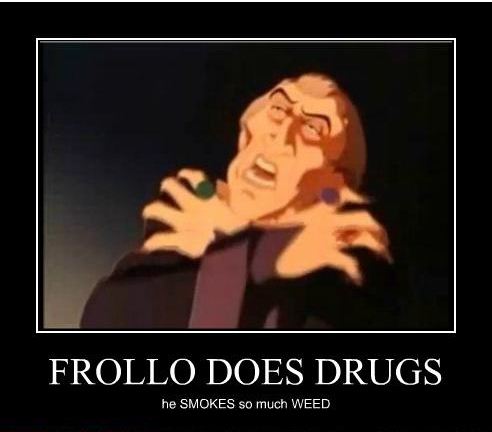 Frollo Smokes Weed