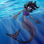 Collette as a mermaid 