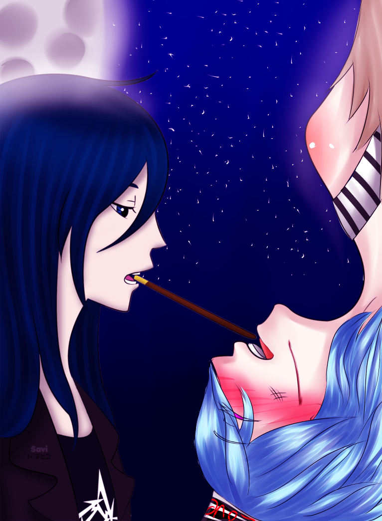 .::Pocky Game Ryan and _Pierre::.