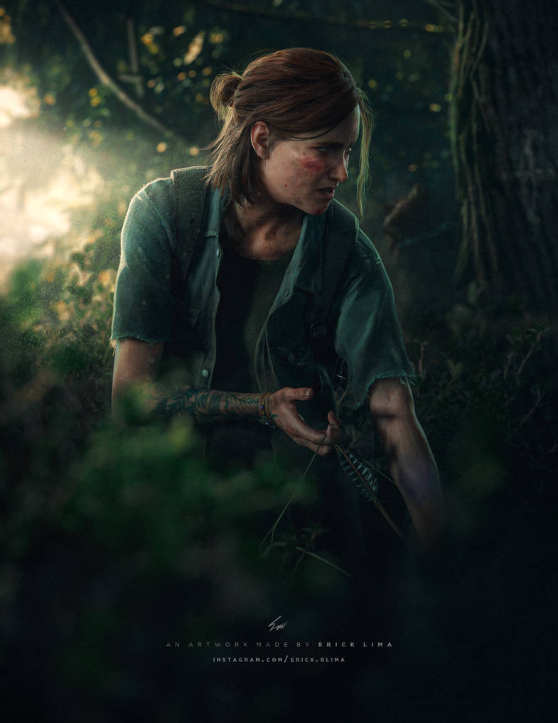 Ellie The Last of Us Part 2 Art 4K Wallpaper #5.2475