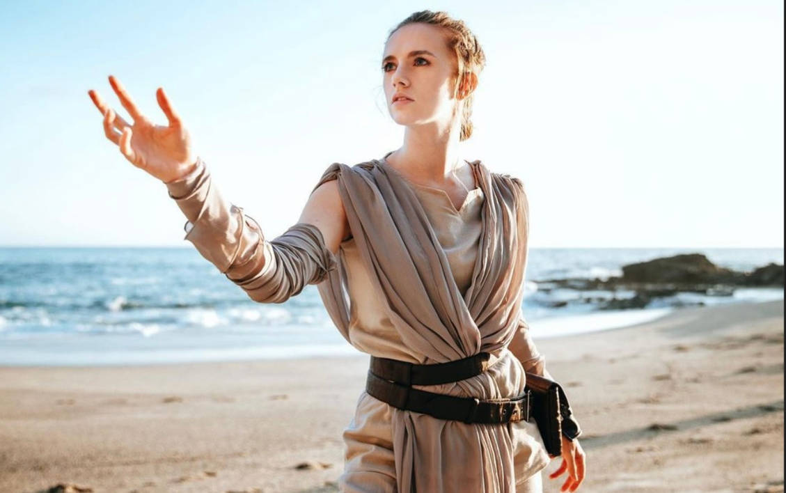 Rey using the force by Ninelhendofan on DeviantArt