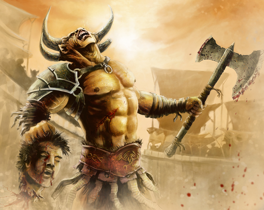 Minotaur by Delta1976 on DeviantArt
