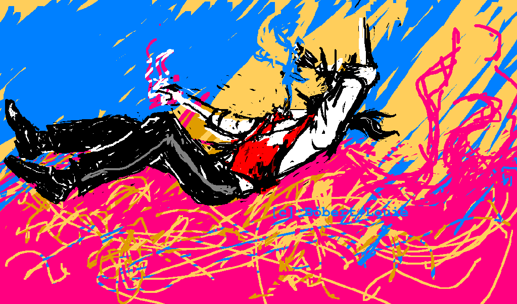 Psychedelic Surfing - MS Paint