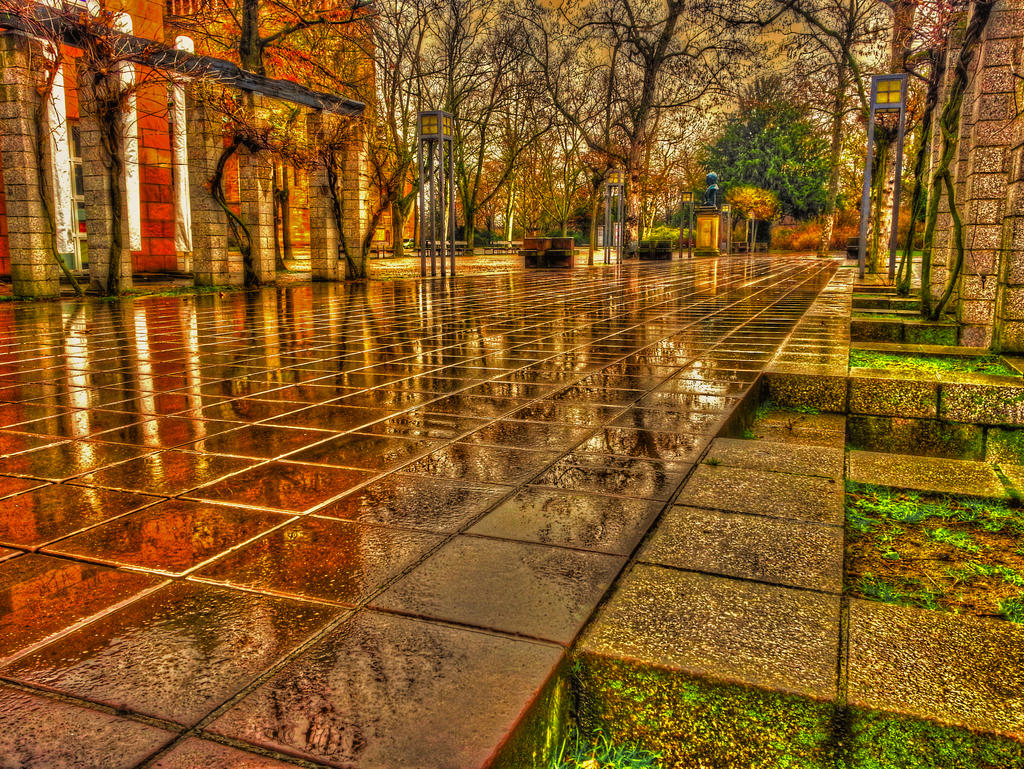 HDR Speyer Allee by Examurai