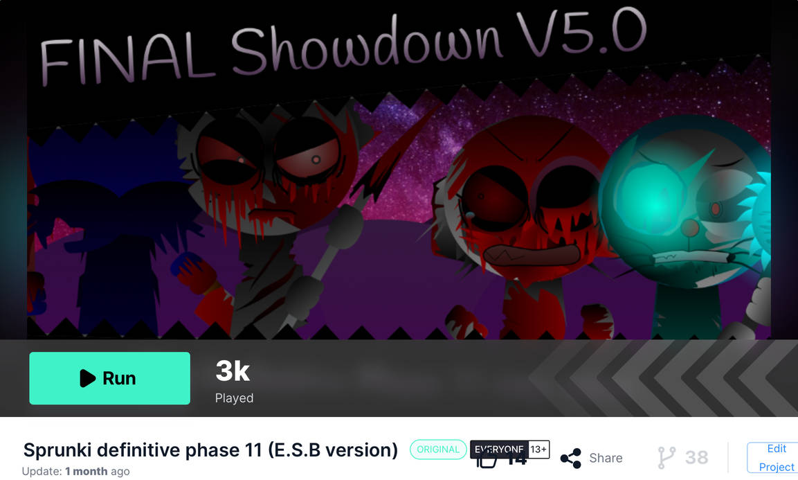 Sprunki Mod God My First Sprunki Mod reached over 3,000 Plays by sebastian7364 on ...