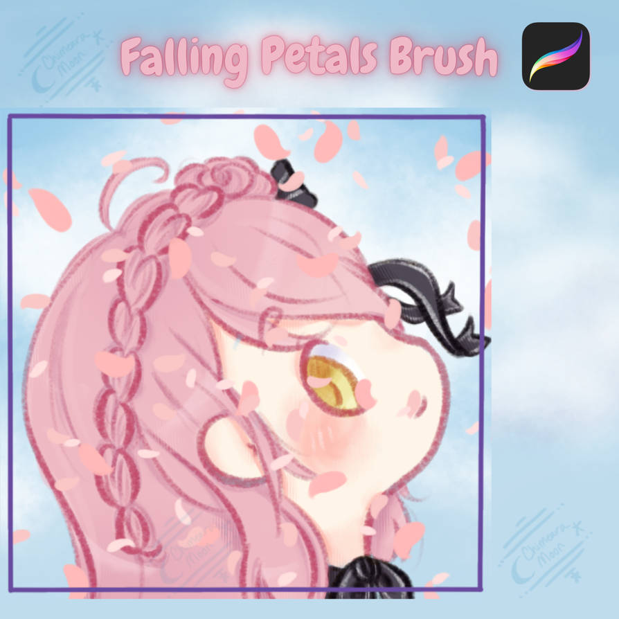 Procreate- Falling Petals Brush by ChimearaMoon-Adopts on DeviantArt