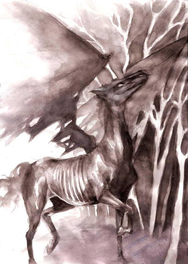 Thestral by Stefefef
