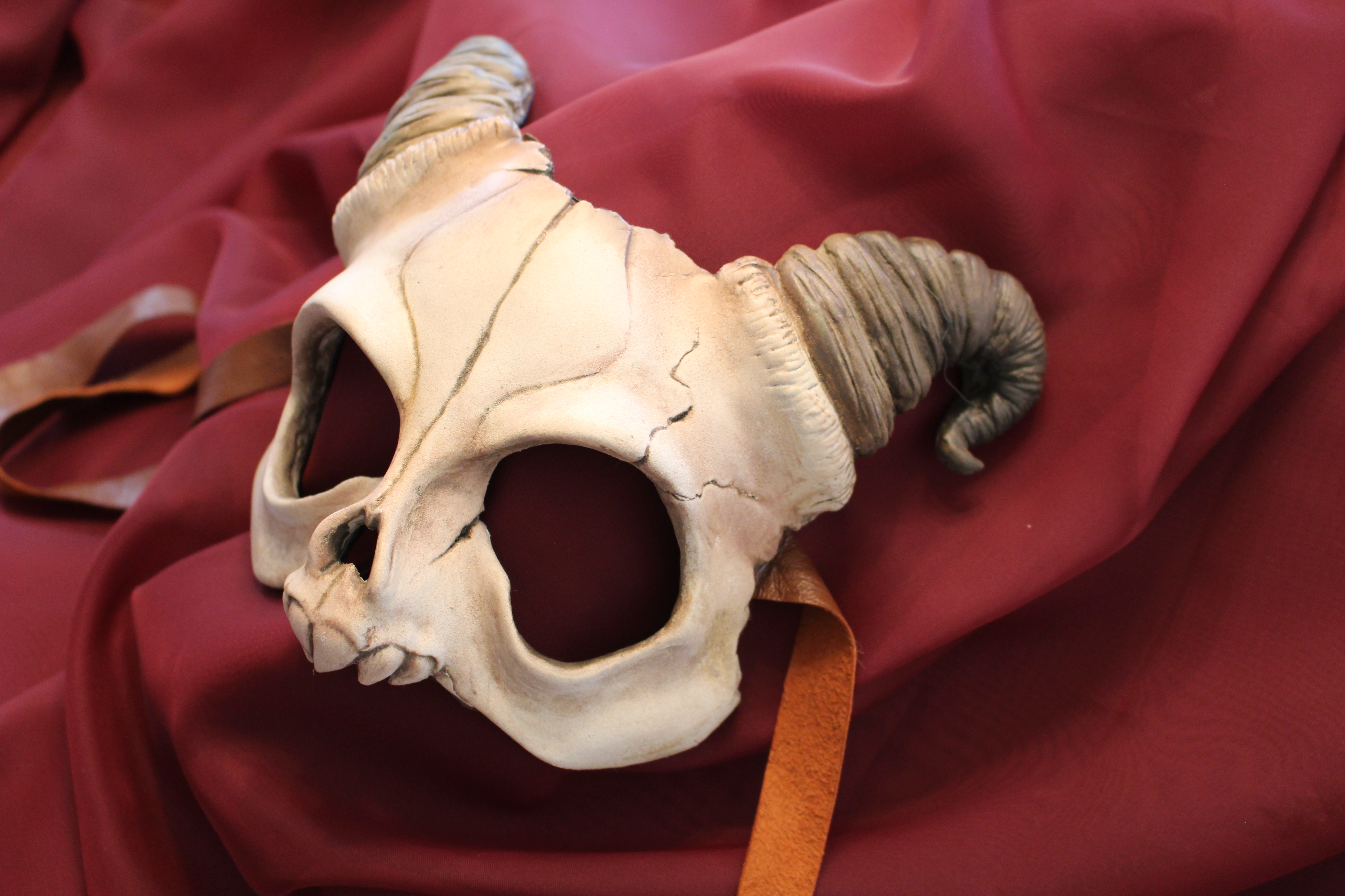 Resin Demon Skull Mask