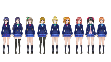 [MMD x LLSIFAS] ALL MUSE MEMBERS