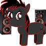Metal pony to annoy a friend of mine.