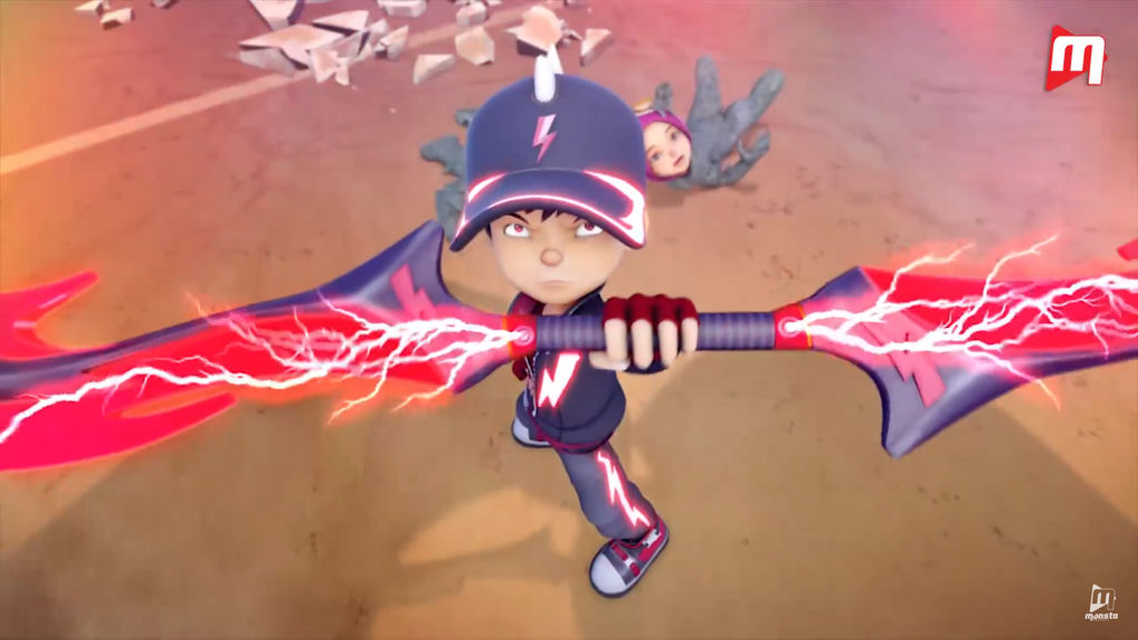 Gambar Boboiboy Boboiboy Galaxy Thunderstorm