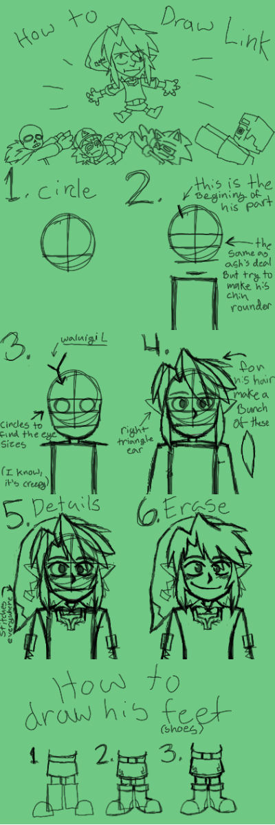 How To Draw Link by BillieBonkers on DeviantArt