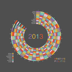 CALENDAR 2013 OF COLORS