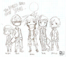 The World Ends with You Chibis