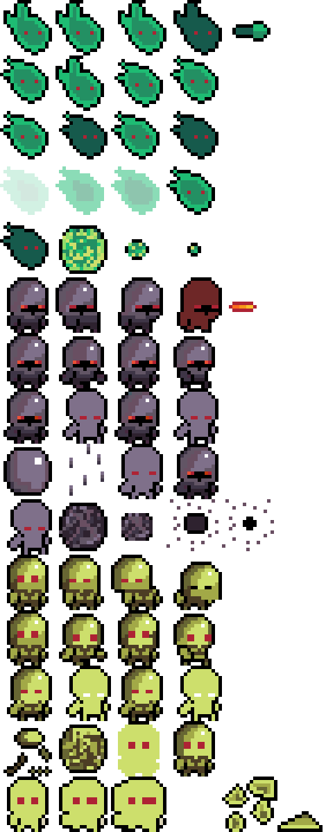 Enemies Exploding Sprite Enemy Sprites by fatboybaboy on DeviantArt